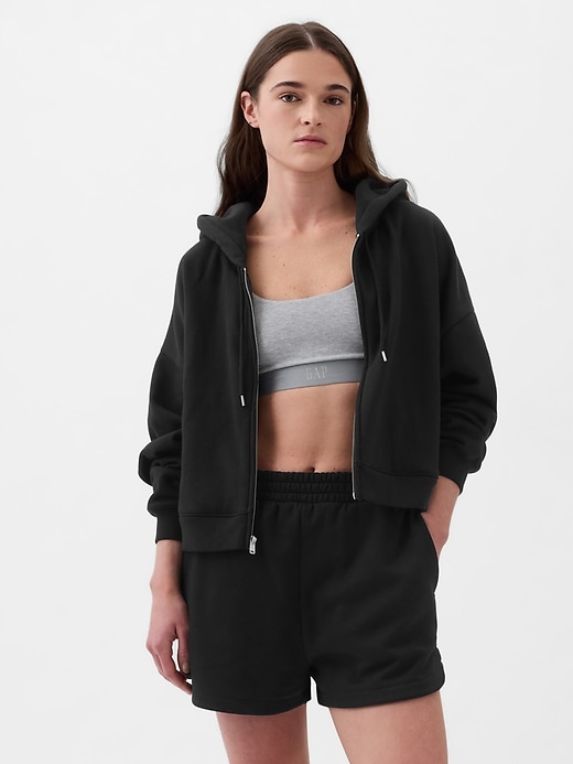 Image number 1 showing, VintageSoft Cropped Hoodie