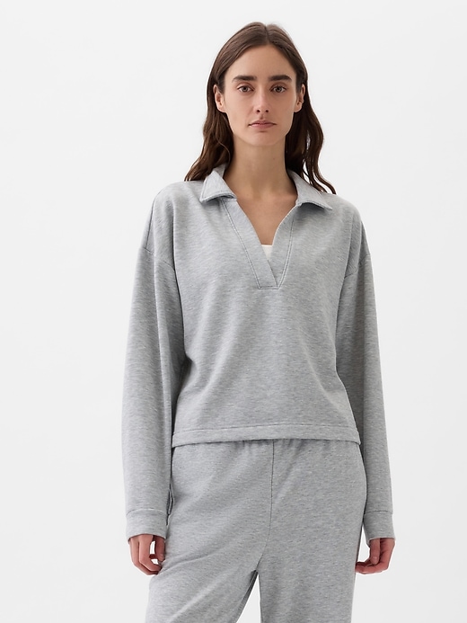 1 of 8 showing, with the color heather  gray of product Cloudlight Sweatshirt