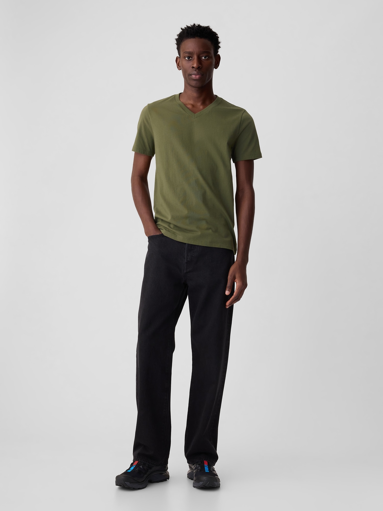 Cotton Classic V T-Shirt | Gap