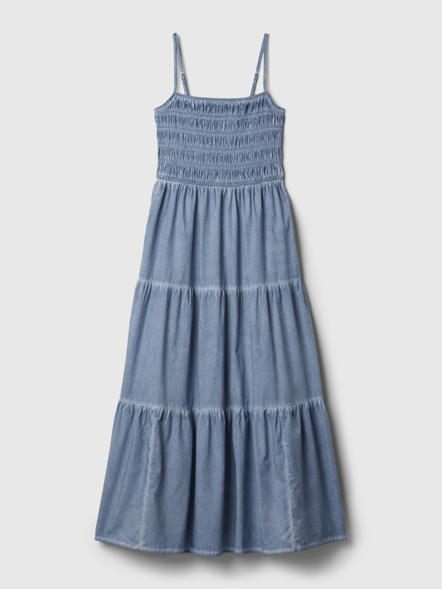 Smocked Tiered Midi Dress | Gap