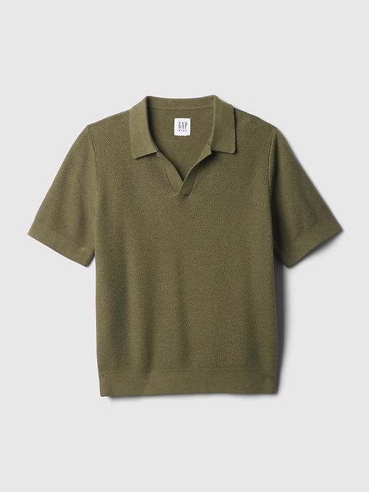 Kids Textured Polo Sweater | Gap