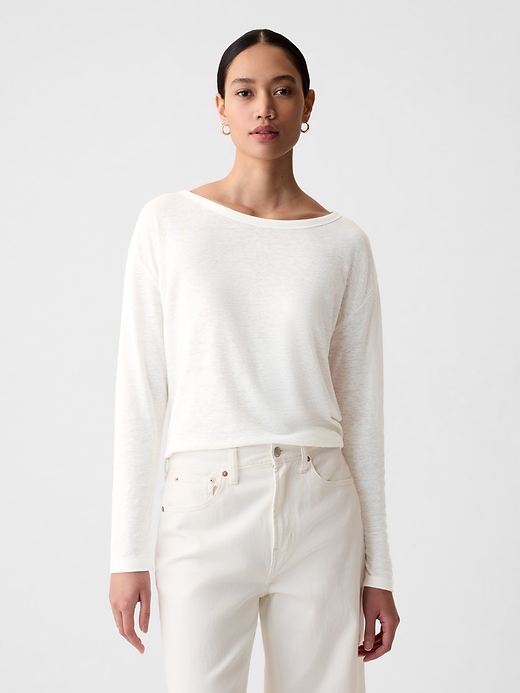 【PORTERNA】Lottier Boat Neck T-shirt Project Cece | Men's Boat Neck TShirt in Organic Pima