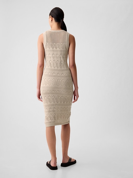 Image number 2 showing, Crochet Midi Dress