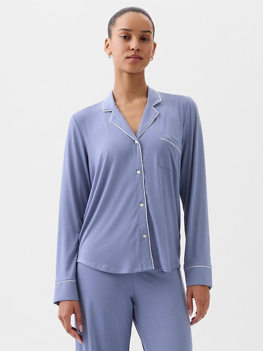 Image number 1 showing, Modal Pajama Shirt