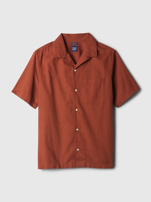 Linen-Cotton Shirt | Gap