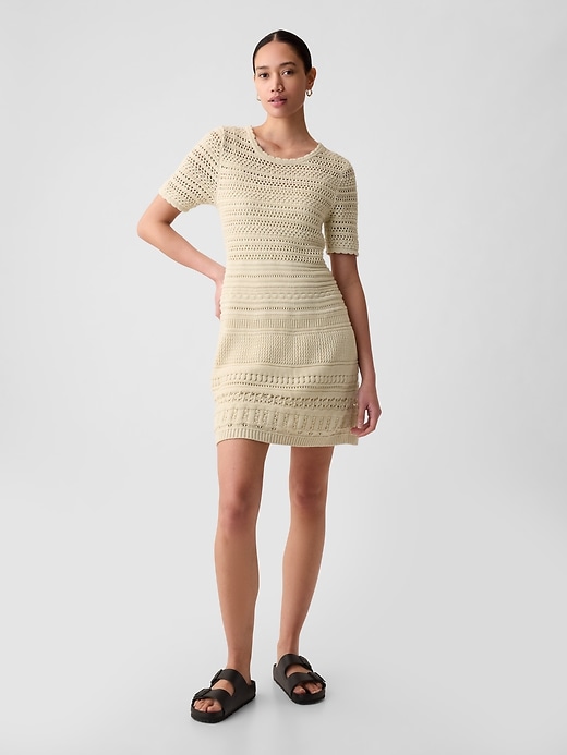 Image number 7 showing, Crochet Mini Dress