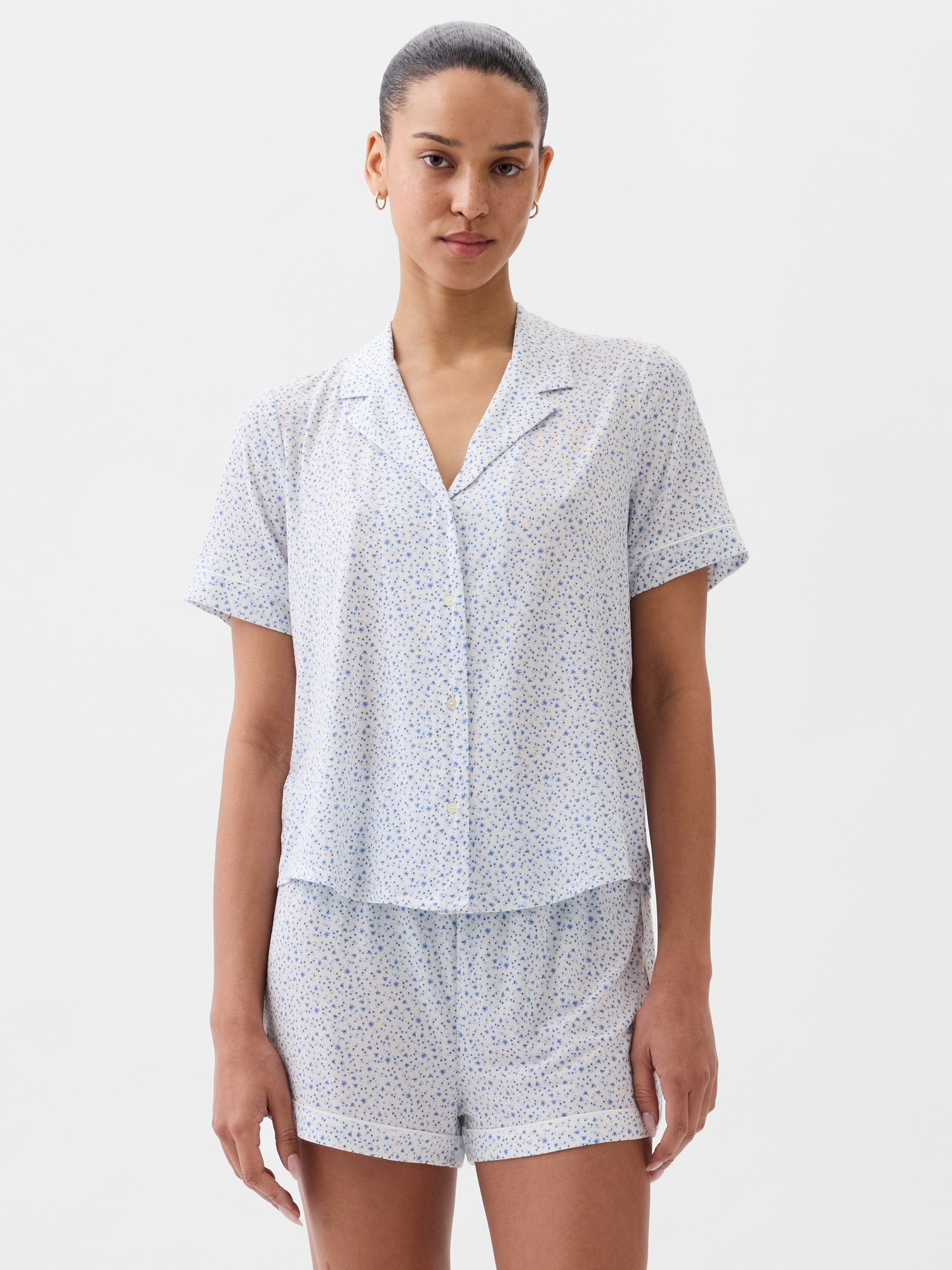 Women s Pajama Shirts Gap