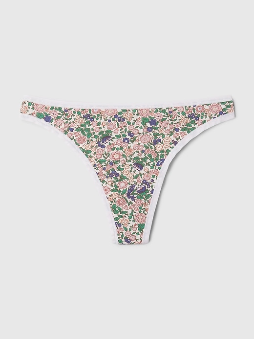 Image number 7 showing, Organic Stretch Cotton Thong