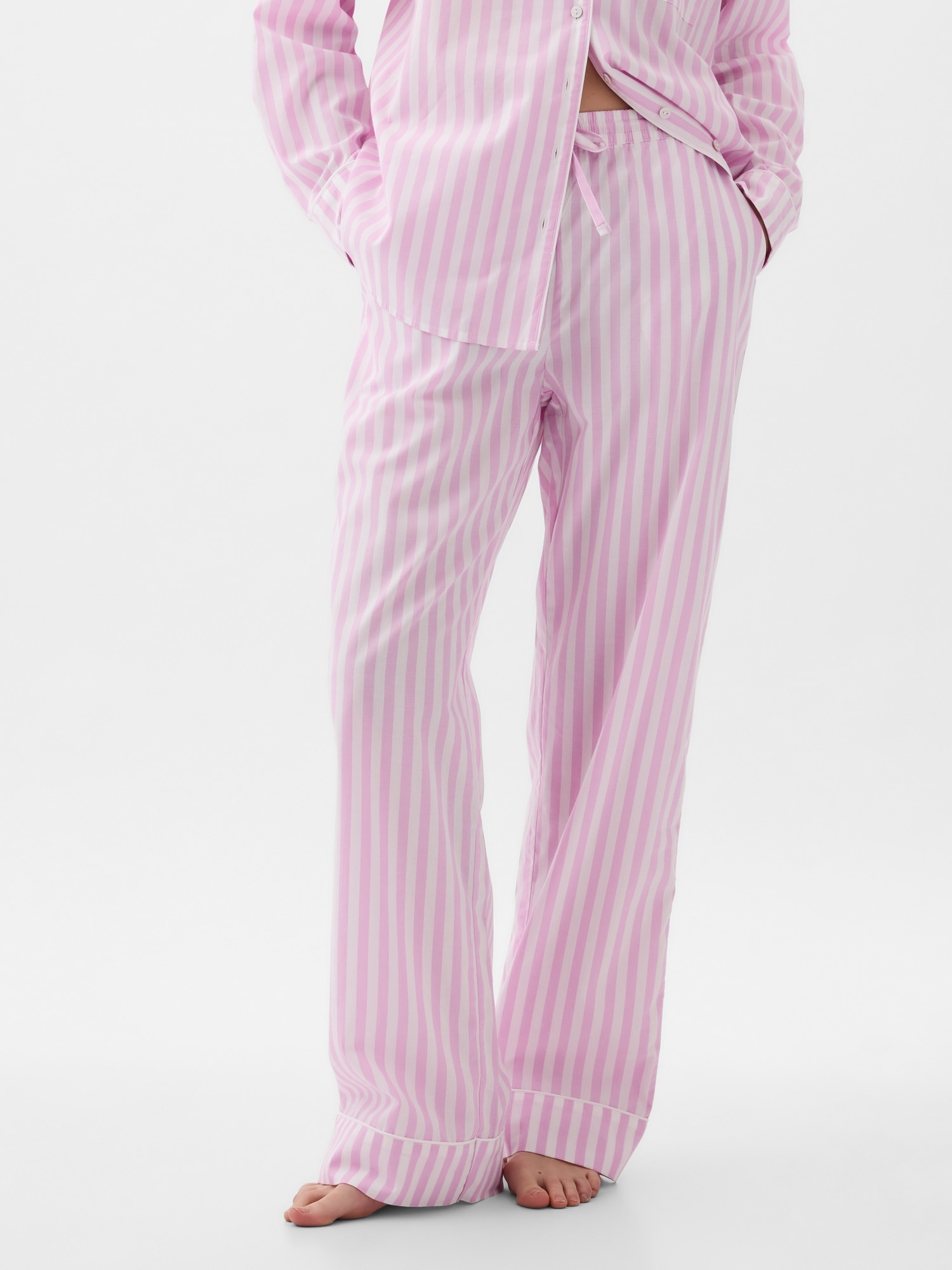 Gap poplin online pajama pants