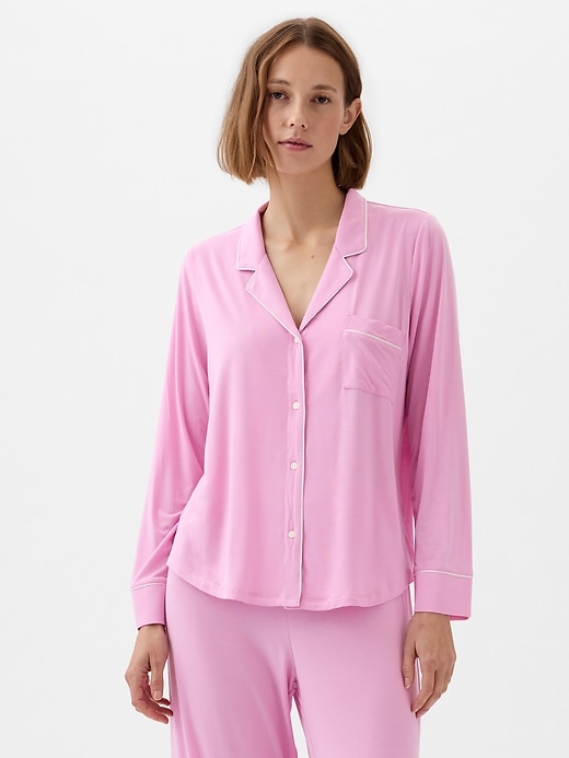 Image number 4 showing, Modal Pajama Shirt