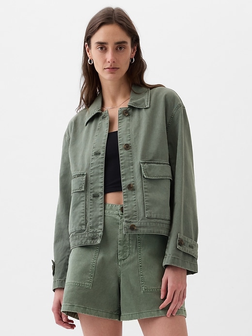 Image number 6 showing, Relaxed Utility Jacket