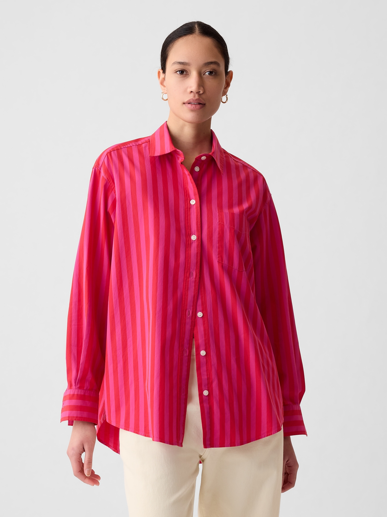 Button down shirt gap sale
