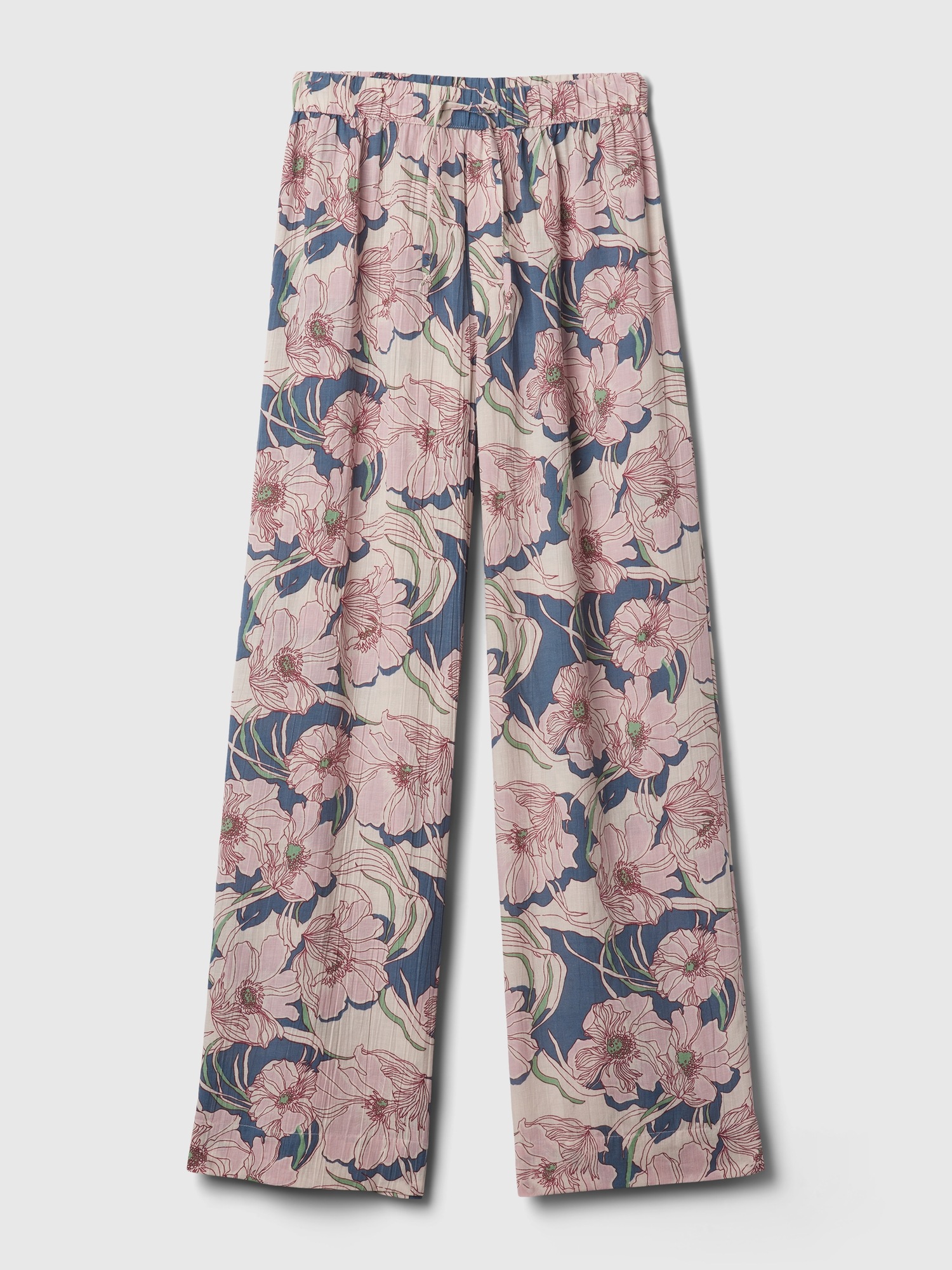 Crinkle Gauze WideLeg PJ Pants Gap