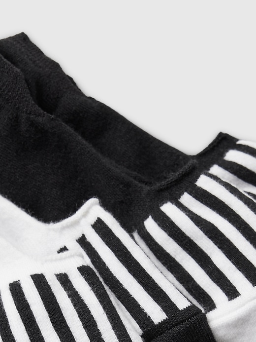 2 of 8 showing, with the color black & white of product No-Show Socks (2-Pack)