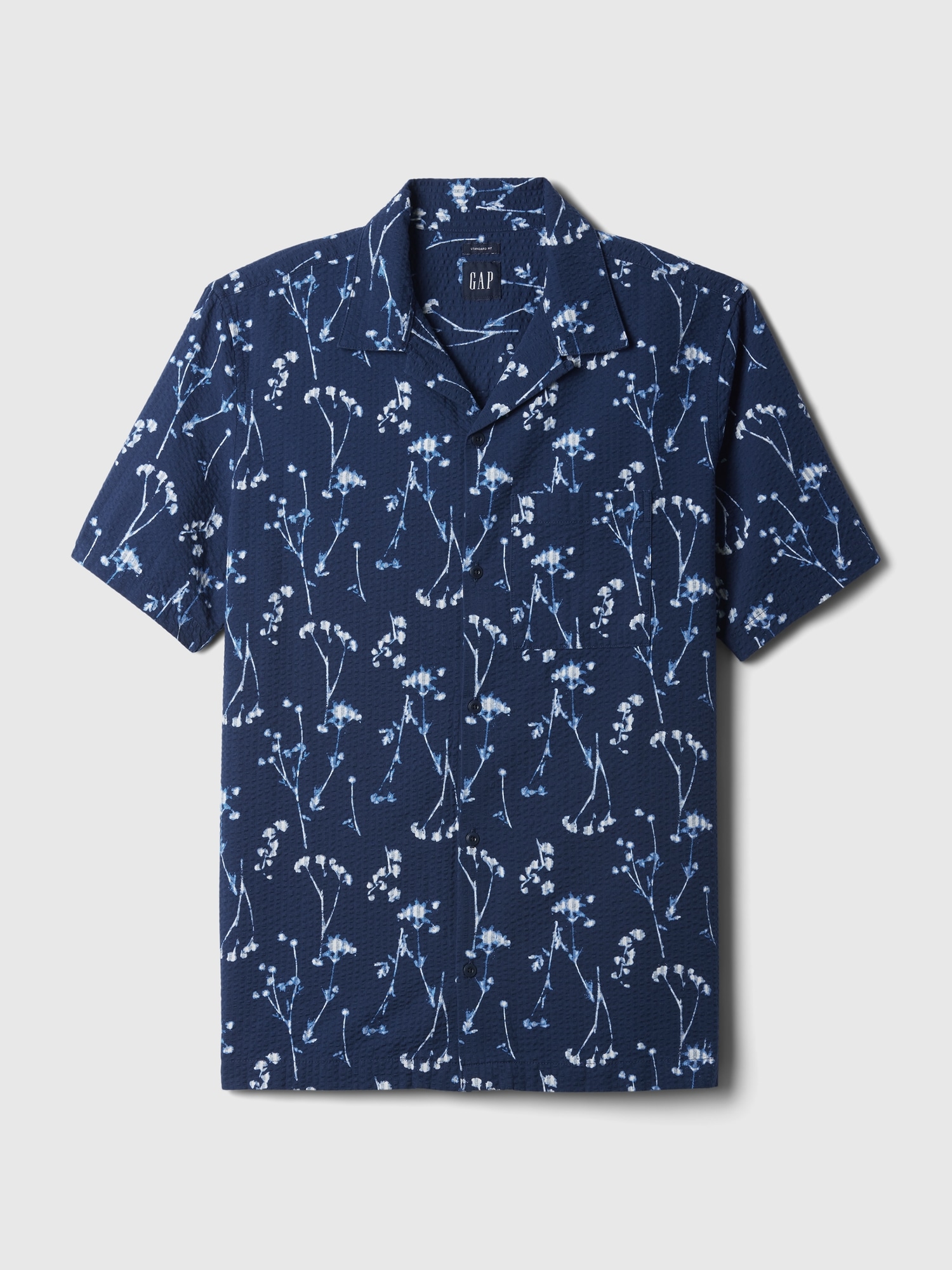 Seersucker Shirt | White