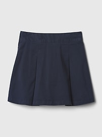 Kids Uniform Pleated Khaki Skirt