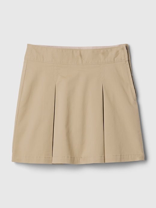 Image number 3 showing, Kids Uniform Pleated Khaki Skort