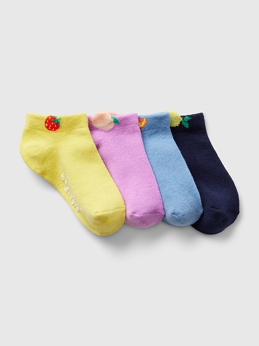 View large product image 1 of 1. Toddler Fruit Crew Socks (4-Pack)