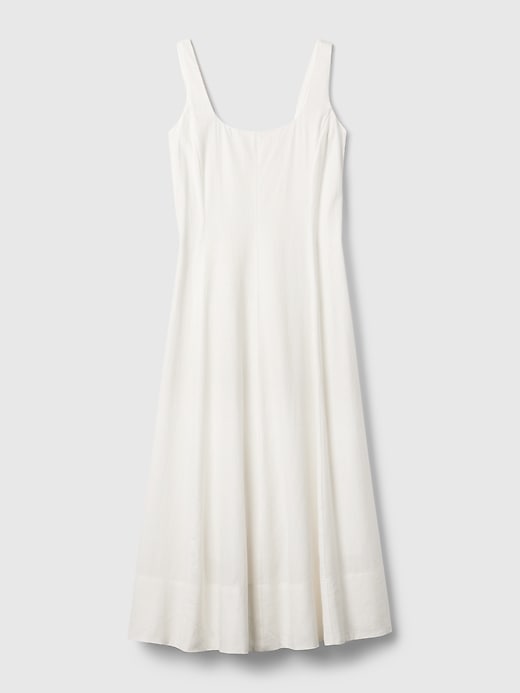 Linen-Blend Midi Dress | Gap Linen-Blend Midi Dress | Gap