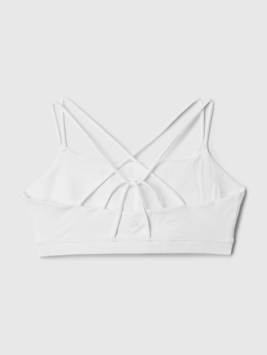 Image number 9 showing, GapFit Power Medium Impact Strappy Sports Bra