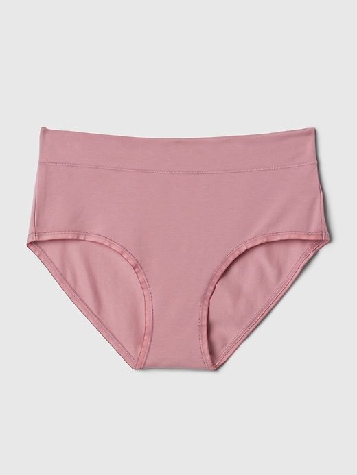 Image number 3 showing, Organic Stretch Cotton High Rise Hipster