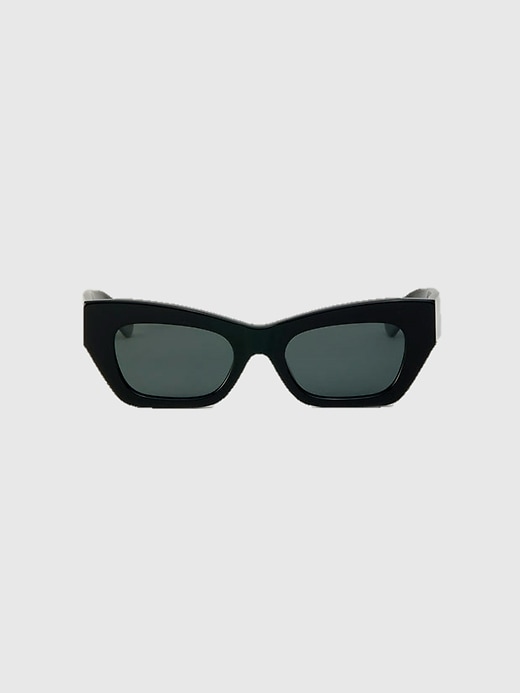 1 of 8 showing, with the color Black of product Eleventh Hour Booked Polarized Sunglasses