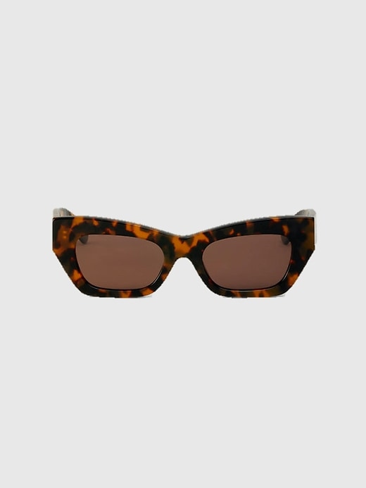 1 of 8 showing, with the color Honey Tort of product Eleventh Hour Booked Polarized Sunglasses