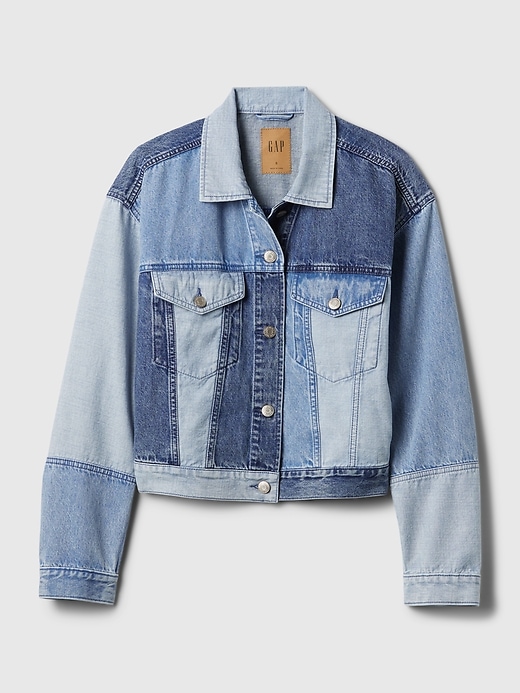 ジャケット・アウター aurora-boutique Patchwork Denim Jacket AZALEA WANG ACDC STUDDED PATCHWORK DENIM MOTO JACKET – AKIRA