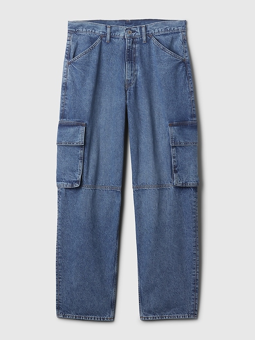 Image number 5 showing, Cargo Baggy Jeans