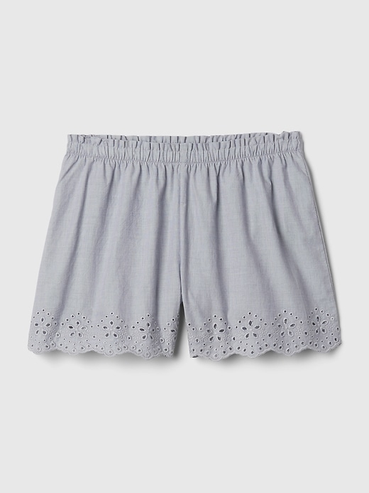 Image number 4 showing, Eyelet Poplin PJ Shorts