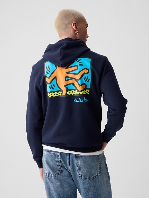 2 of 8 showing, with the color dark night of product Artist Graphic Hoodie