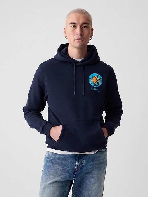 1 of 8 showing, with the color dark night of product Artist Graphic Hoodie