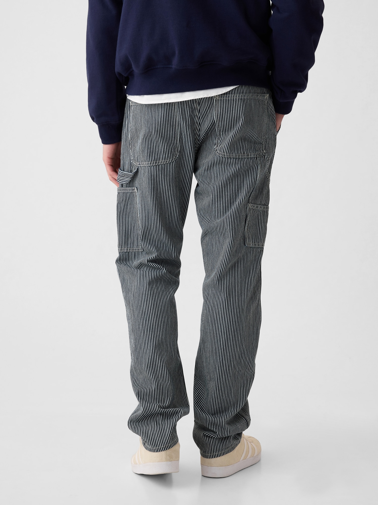Double Knee Railroad Striped Carpenter Jeans Gap