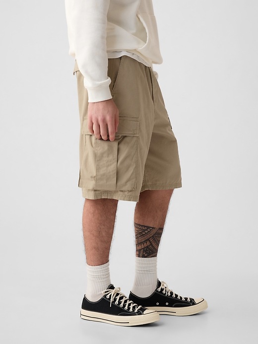 Image number 4 showing, 10" Cargo Shorts with E-Waist