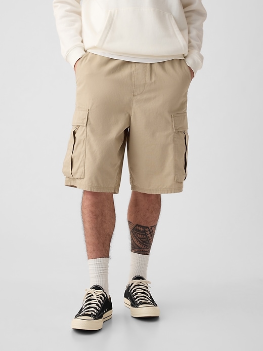 Image number 3 showing, 10" Cargo Shorts with E-Waist