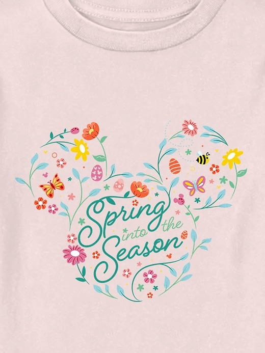 2 of 8 showing, with the color Pink of product Toddler Mickey And Friends Spring Graphic Tee