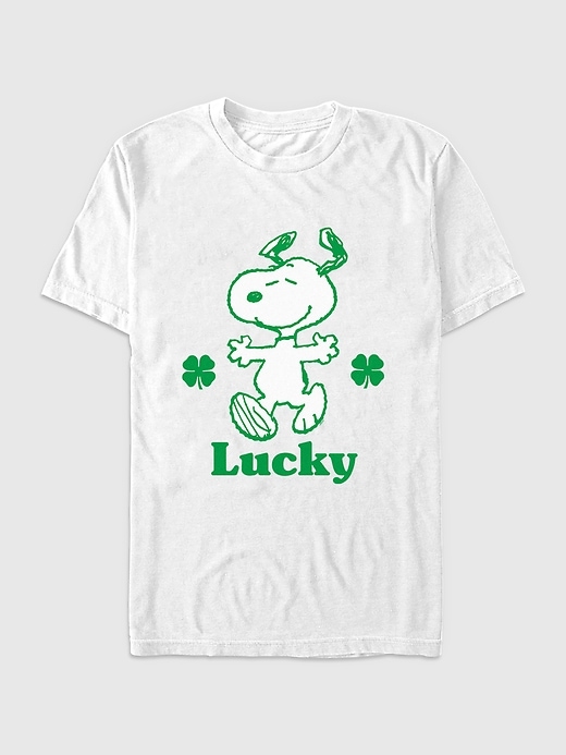 Image number 1 showing, Peanuts Lucky St Patricks Day Graphic Tee