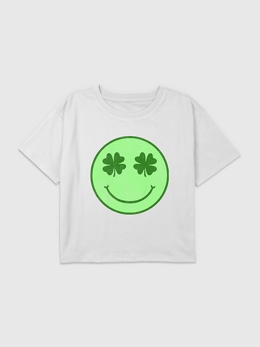 Clover Emojis St Patricks Day Emoticons Boys Girls Kids T-Shirt Clover Emojis St Patricks Day Emoticons Boys Girls Kids T-Shirt
