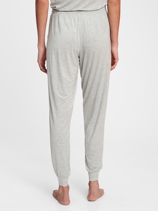 2 of 8 showing, with the color heather grey of product Modal Pajama Joggers