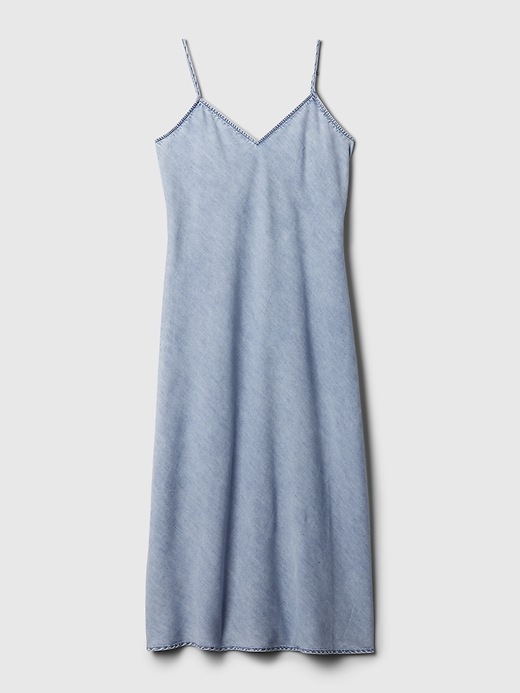 Denim Midi Slip Dress | Gap