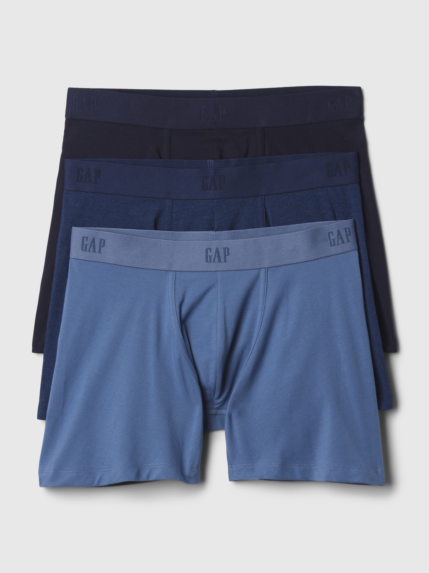 Gap 5" Boxer Briefs (3-pack) In Blue Combo