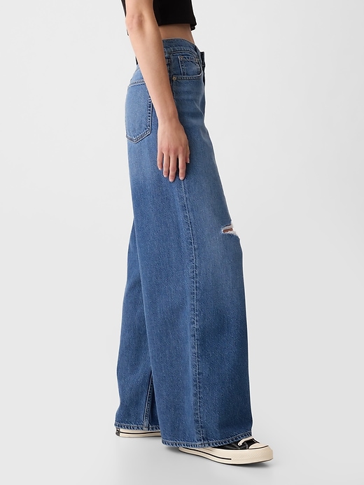Image number 3 showing, Mid Rise UltraSoft Baggy Jeans