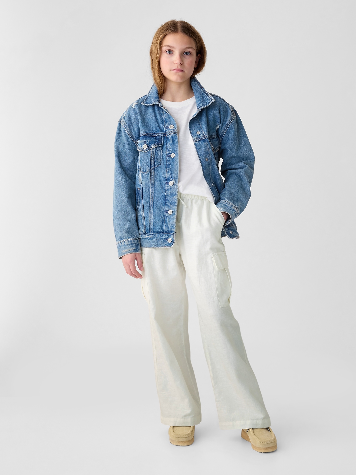 Kids Linen-Cotton Pants