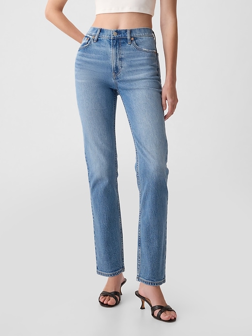 High Rise 90s Straight Jeans Gap