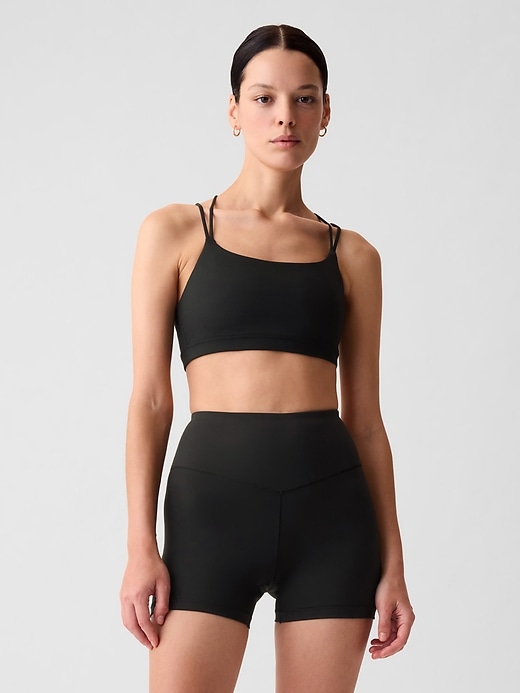 Image number 1 showing, GapFit Power Medium Impact Strappy Sports Bra