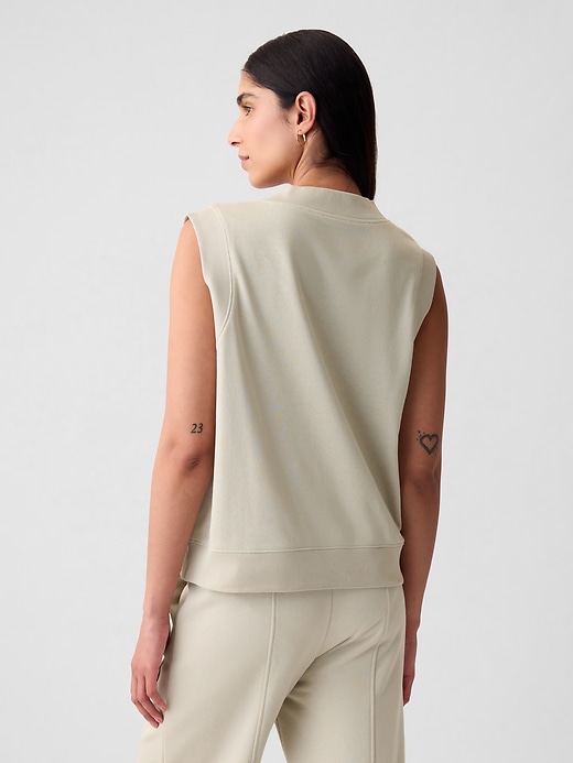 2 of 8 showing, with the color moonstone beige of product Vintage Soft Oversized Vest