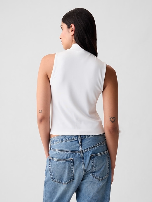 Image number 2 showing, Modern Mockneck Tank Top