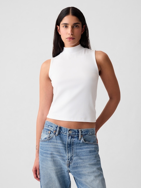 Modern Mockneck Tank Top