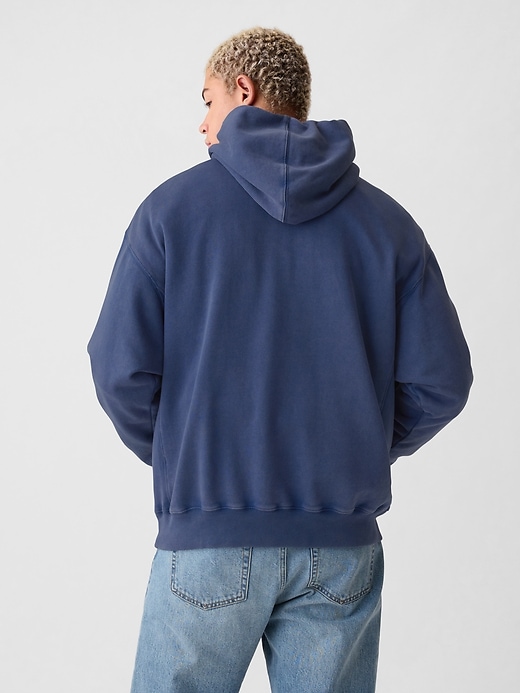 2 of 8 showing, with the color night sky of product Gap Athletic Logo Hoodie