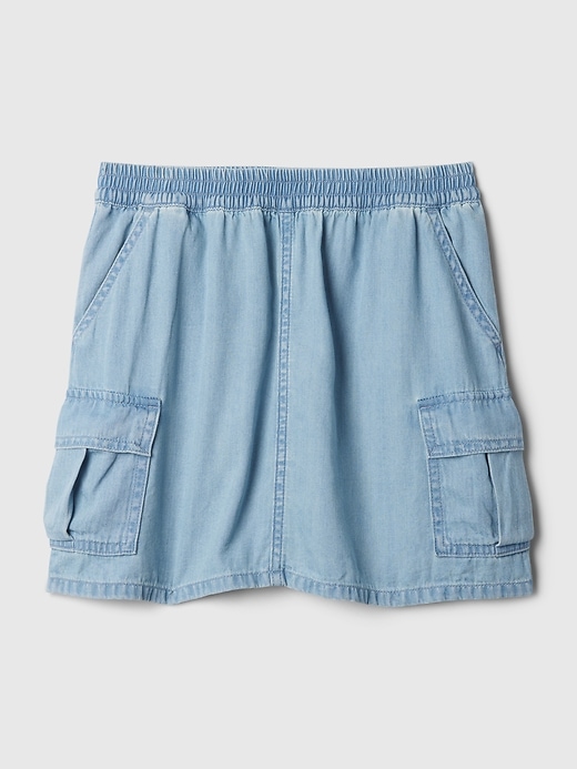 Image number 3 showing, Kids Cargo Denim Skirt